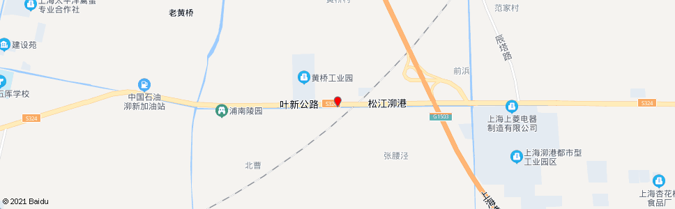 上海叶新公路陆庄公路_公交站地图_上海公交_妙搜公交查询2024