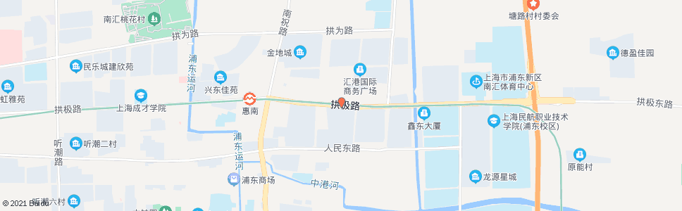 上海拱极路政海路_公交站地图_上海公交_妙搜公交查询2024