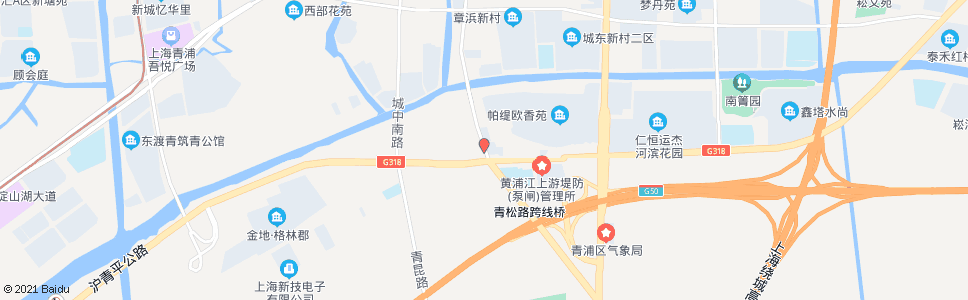 上海青松路沪青平公路_公交站地图_上海公交_妙搜公交查询2024