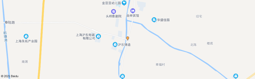 上海新奉公路奉陆路_公交站地图_上海公交_妙搜公交查询2024