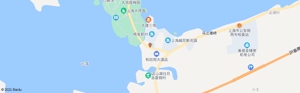 上海淀山湖宾馆_公交站地图_上海公交_妙搜公交查询2024