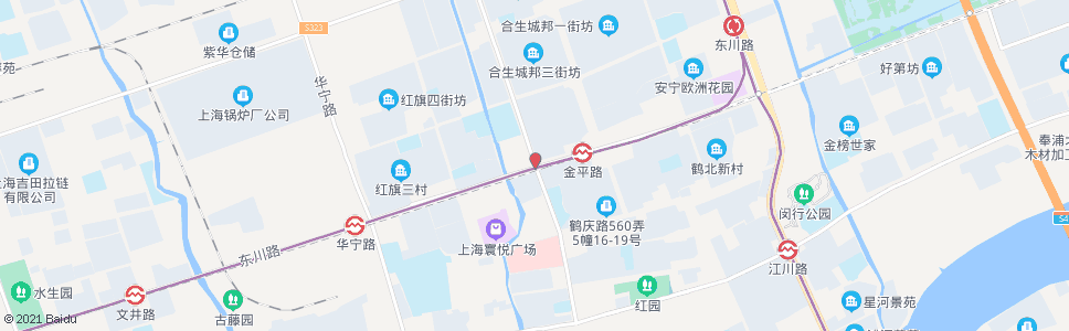 上海瑞丽路东川路_公交站地图_上海公交_妙搜公交查询2024