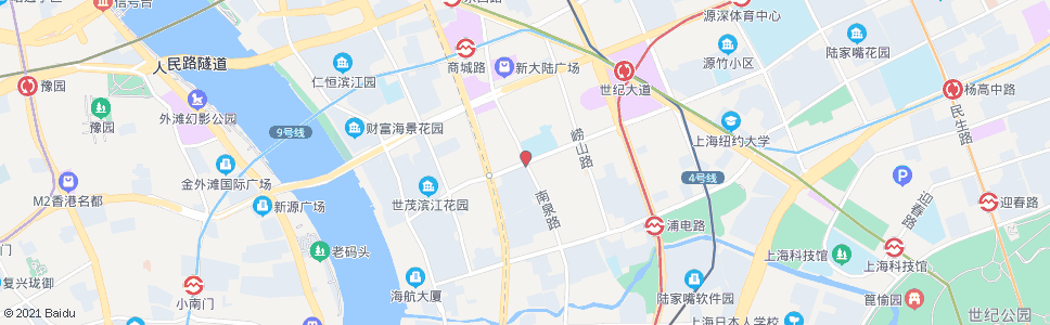 上海潍坊路南泉北路_公交站地图_上海公交_妙搜公交查询2024