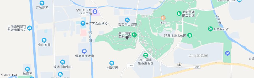 上海佘山天文台(外青松公路环山路)_公交站地图_上海公交_妙搜公交查询2024