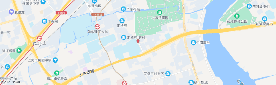 上海园南新村_公交站地图_上海公交_妙搜公交查询2024