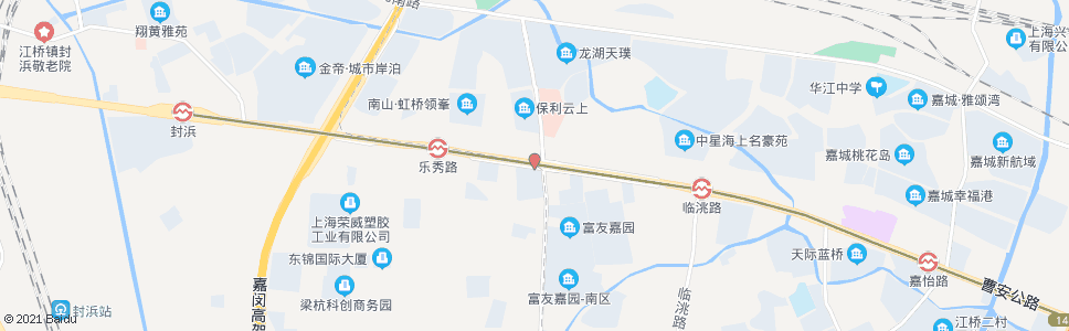 上海曹安路黄家花园路_公交站地图_上海公交_妙搜公交查询2024