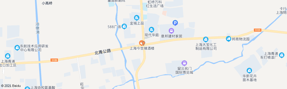 上海北青公路赵重公路(招呼站)_公交站地图_上海公交_妙搜公交查询2024