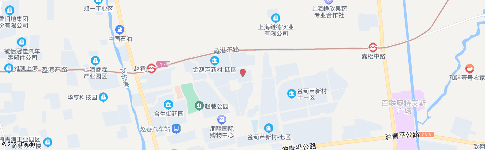上海金葫芦二区_公交站地图_上海公交_妙搜公交查询2024