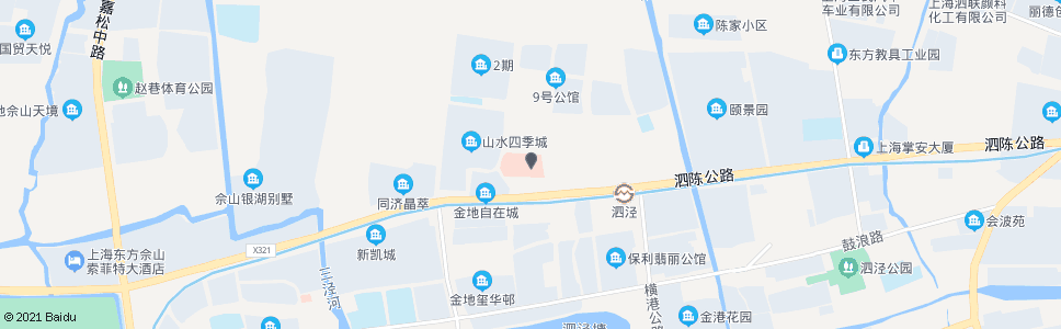上海泗泾医院_公交站地图_上海公交_妙搜公交查询2024