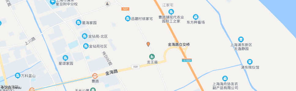 上海金海路东川公路(启明)_公交站地图_上海公交_妙搜公交查询2024