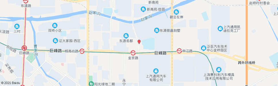 上海金京路巨峰路_公交站地图_上海公交_妙搜公交查询2024