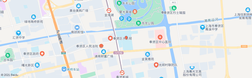 上海南奉公路金海公路(奉贤中学)_公交站地图_上海公交_妙搜公交查询2024