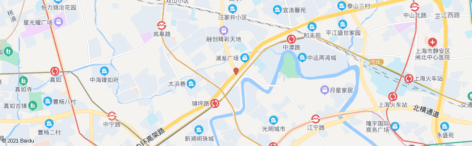 上海光新路中山北路_公交站地图_上海公交_妙搜公交查询2024