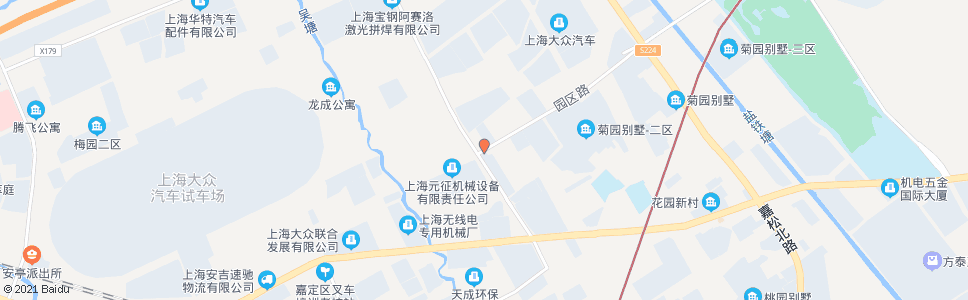 上海园区路百安公路_公交站地图_上海公交_妙搜公交查询2024