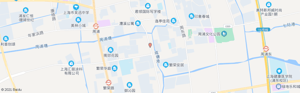 上海康沈公路南八灶_公交站地图_上海公交_妙搜公交查询2024