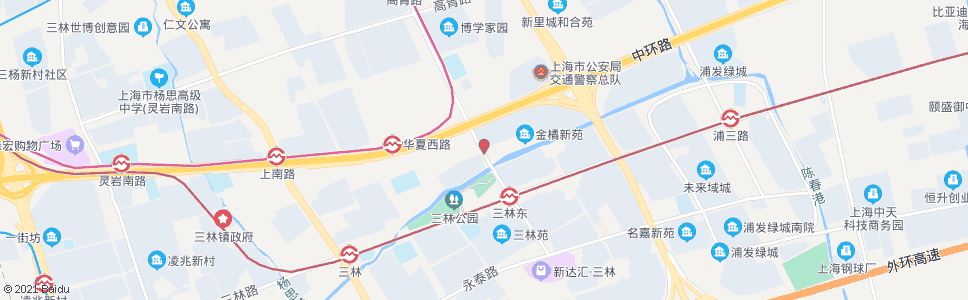 上海尚博路东明路_公交站地图_上海公交_妙搜公交查询2024