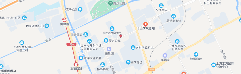 上海友谊路富杨路_公交站地图_上海公交_妙搜公交查询2024