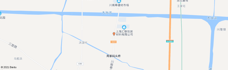 上海川南奉公路川治路_公交站地图_上海公交_妙搜公交查询2024