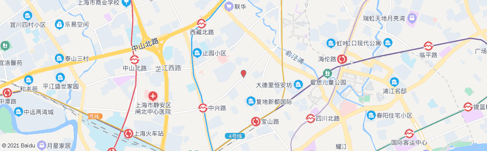 上海中兴路鸿兴路_公交站地图_上海公交_妙搜公交查询2024