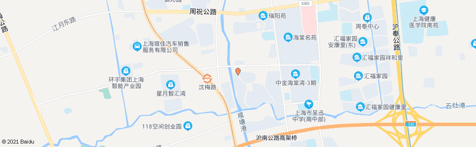 上海沈梅东路瑞浦路_公交站地图_上海公交_妙搜公交查询2024
