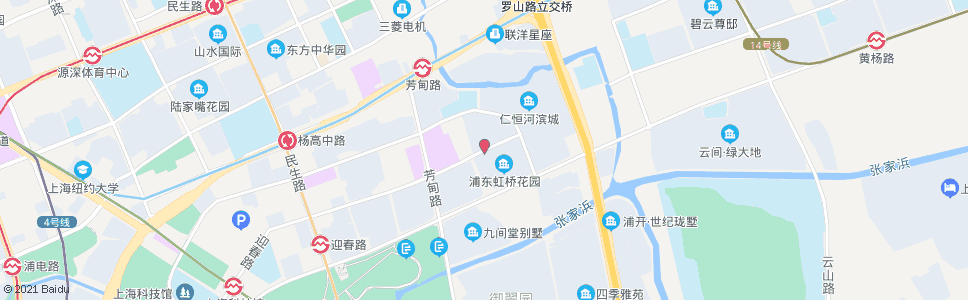 上海迎春路紫槐路_公交站地图_上海公交_妙搜公交查询2024