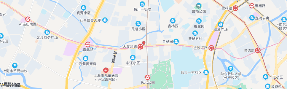 上海光复西路大渡河路_公交站地图_上海公交_妙搜公交查询2024