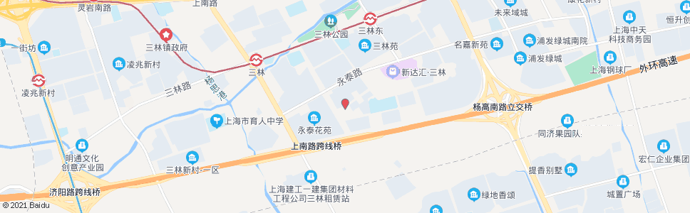 上海春延路三林城_公交站地图_上海公交_妙搜公交查询2024