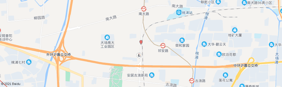 上海祁连山路沪嘉高速公路_公交站地图_上海公交_妙搜公交查询2024