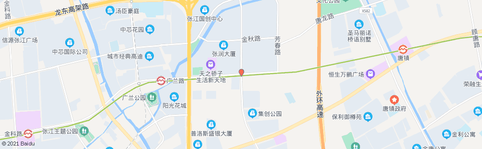 上海张东路祖冲之路_公交站地图_上海公交_妙搜公交查询2024