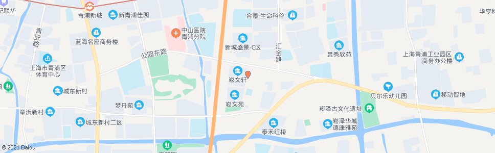 上海公园东路崧文南路_公交站地图_上海公交_妙搜公交查询2024