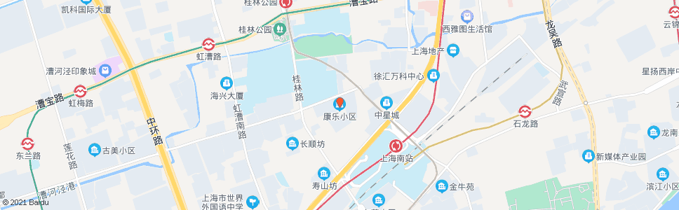 上海康乐小区_公交站地图_上海公交_妙搜公交查询2024
