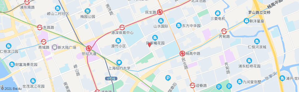 上海桃林路灵山路_公交站地图_上海公交_妙搜公交查询2024