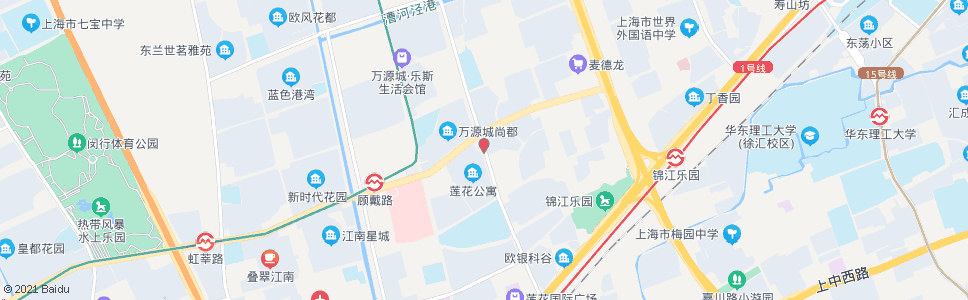 上海莲花路顾戴路_公交站地图_上海公交_妙搜公交查询2024