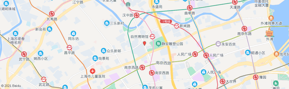 上海石门二路山海关路_公交站地图_上海公交_妙搜公交查询2024