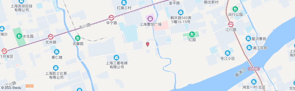 上海江川东路(招呼站)_公交站地图_上海公交_妙搜公交查询2025