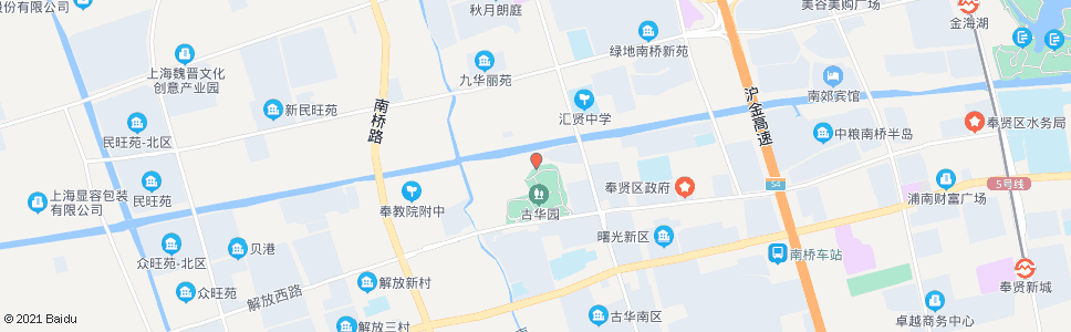 上海新建中路古华园路_公交站地图_上海公交_妙搜公交查询2024