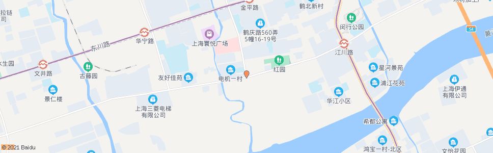上海瑞丽路江川路_公交站地图_上海公交_妙搜公交查询2024