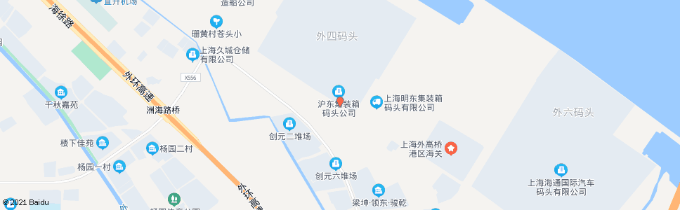 上海港建路越海路_公交站地图_上海公交_妙搜公交查询2024