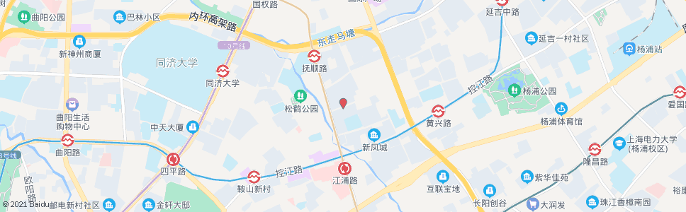 上海延吉西路江浦路_公交站地图_上海公交_妙搜公交查询2024