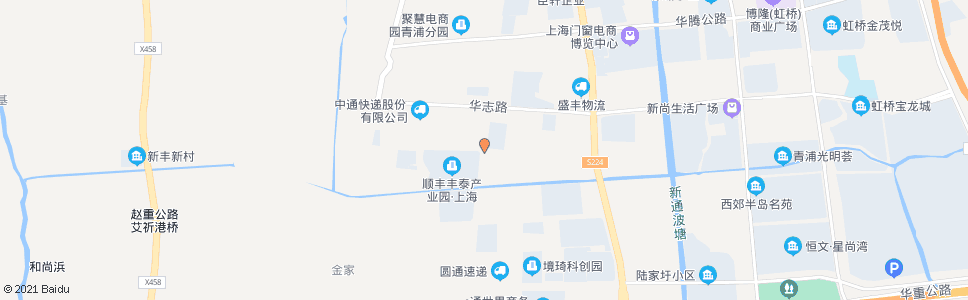 上海华南路新协路_公交站地图_上海公交_妙搜公交查询2024