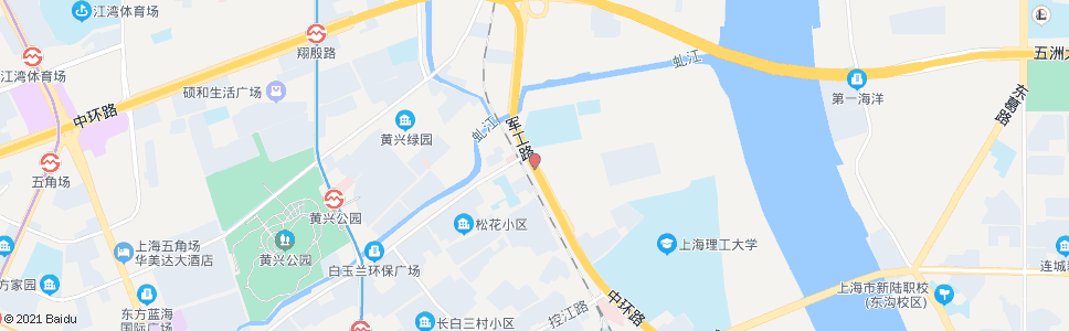 上海军工路松花江路_公交站地图_上海公交_妙搜公交查询2024