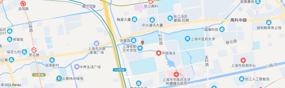上海华佗路达尔文路_公交站地图_上海公交_妙搜公交查询2024