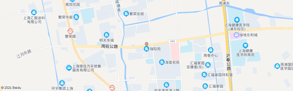 上海周祝公路周东路_公交站地图_上海公交_妙搜公交查询2024
