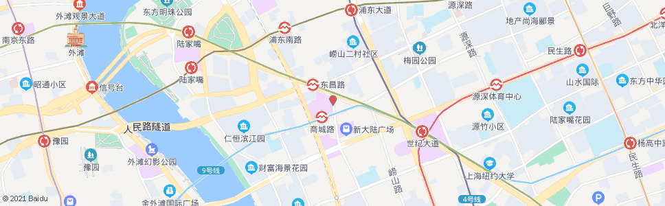 上海南泉北路世纪大道_公交站地图_上海公交_妙搜公交查询2024