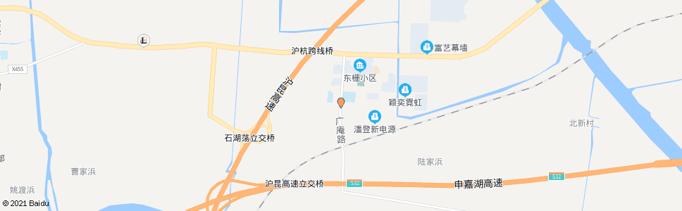 上海广庵路古松老街_公交站地图_上海公交_妙搜公交查询2025