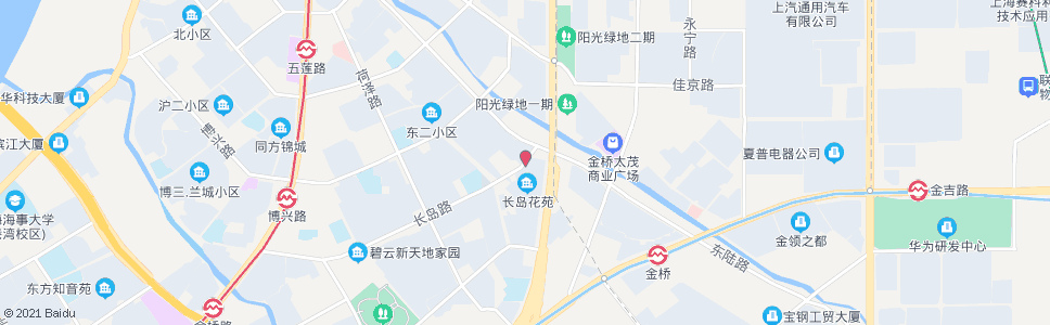 上海东陆路长岛路_公交站地图_上海公交_妙搜公交查询2024