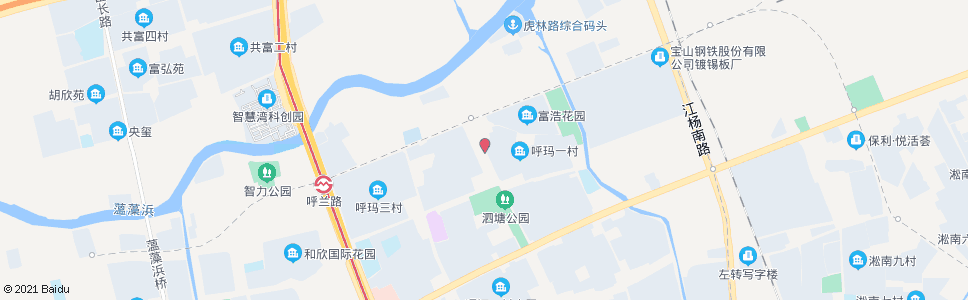 上海爱辉路呼玛路(招呼站)_公交站地图_上海公交_妙搜公交查询2024