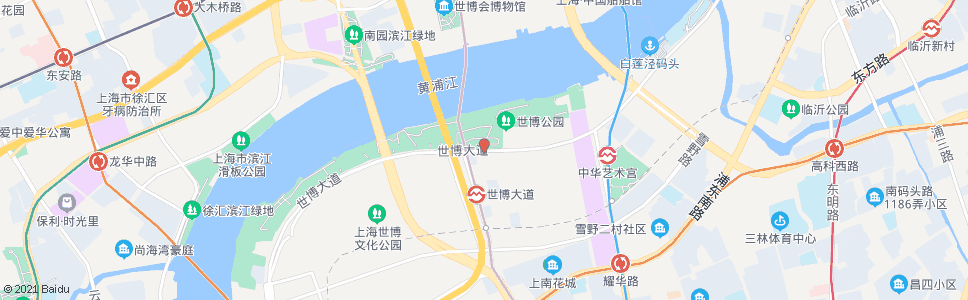 上海世博大道长清北路_公交站地图_上海公交_妙搜公交查询2024