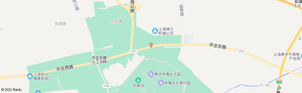 上海平庄公路朱桥路_公交站地图_上海公交_妙搜公交查询2024