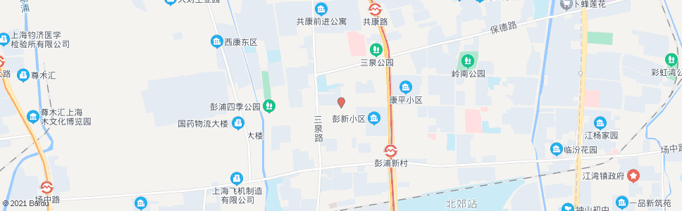 上海临汾路曲沃路(彭浦新村)_公交站地图_上海公交_妙搜公交查询2024